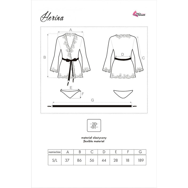 LIVCO CORSETTI FASHION - VESTIDO HERINA LC XG056 + CALCINHA PRETA TAMANHO ÚNICO - Toys "n" Us