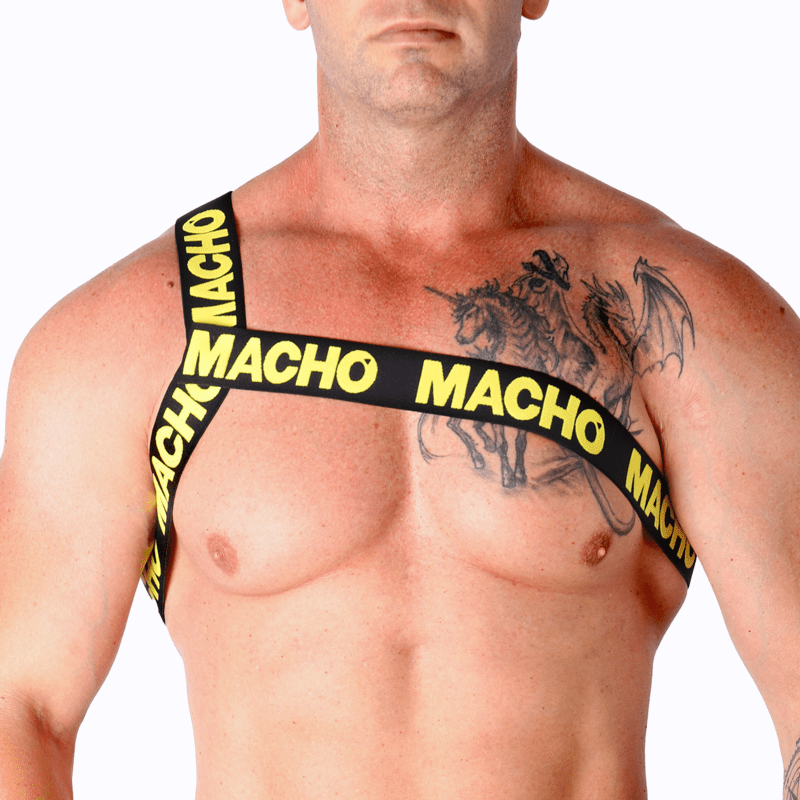 MACHO - ARNÊS ROMANO BRANCO S/M - Toys "n" Us