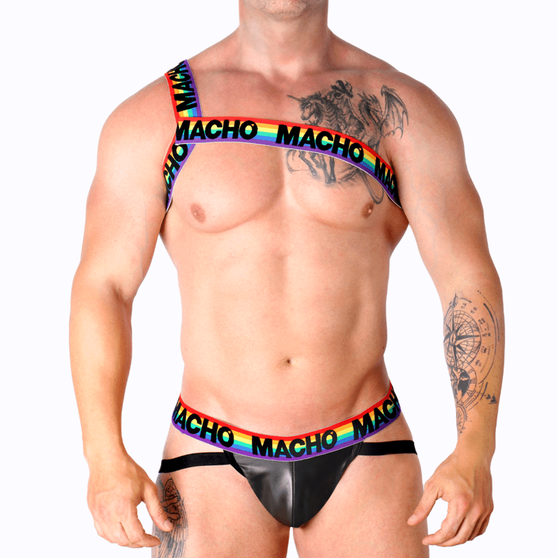 MACHO - ARNÊS ROMANO BRANCO S/M - Toys "n" Us
