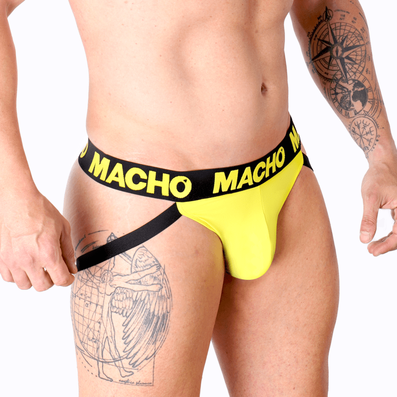 MACHO - MX25A JOCK LYCRA AMARELO S - Toys "n" Us