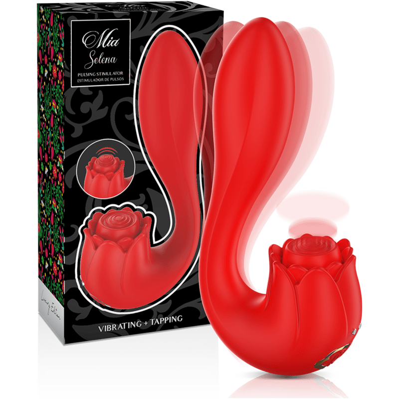 MIA - SELENA ESTIMULADOR VIBRANTE + TAPPING VERMELHO - Toys "n" Us