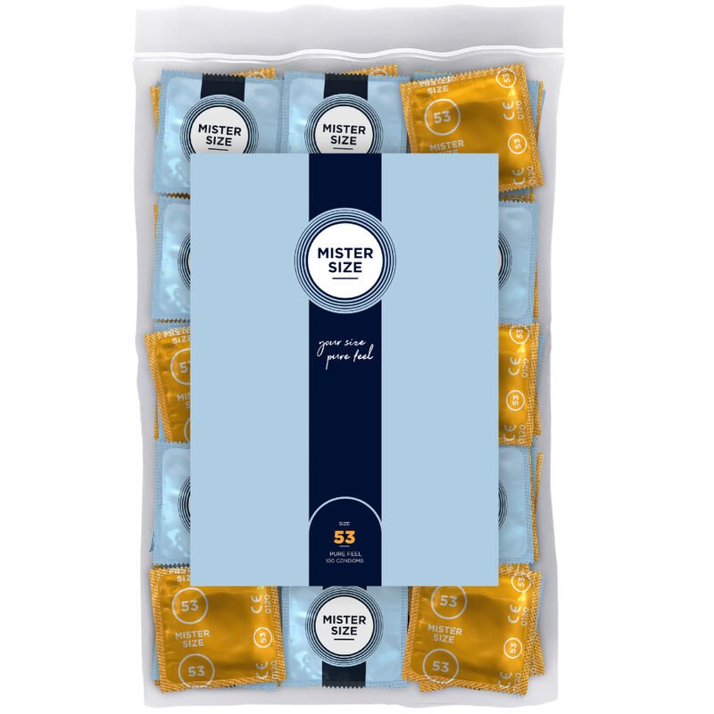 MISTER SIZE - CONDOM SIZE M 53 MM (100 UNITS) - Toys "n" Us