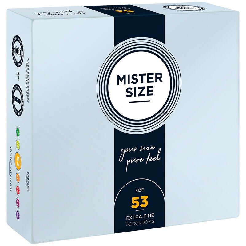 MISTER SIZE - CONDOM SIZE M 53 MM (36 UNITS) - Toys "n" Us