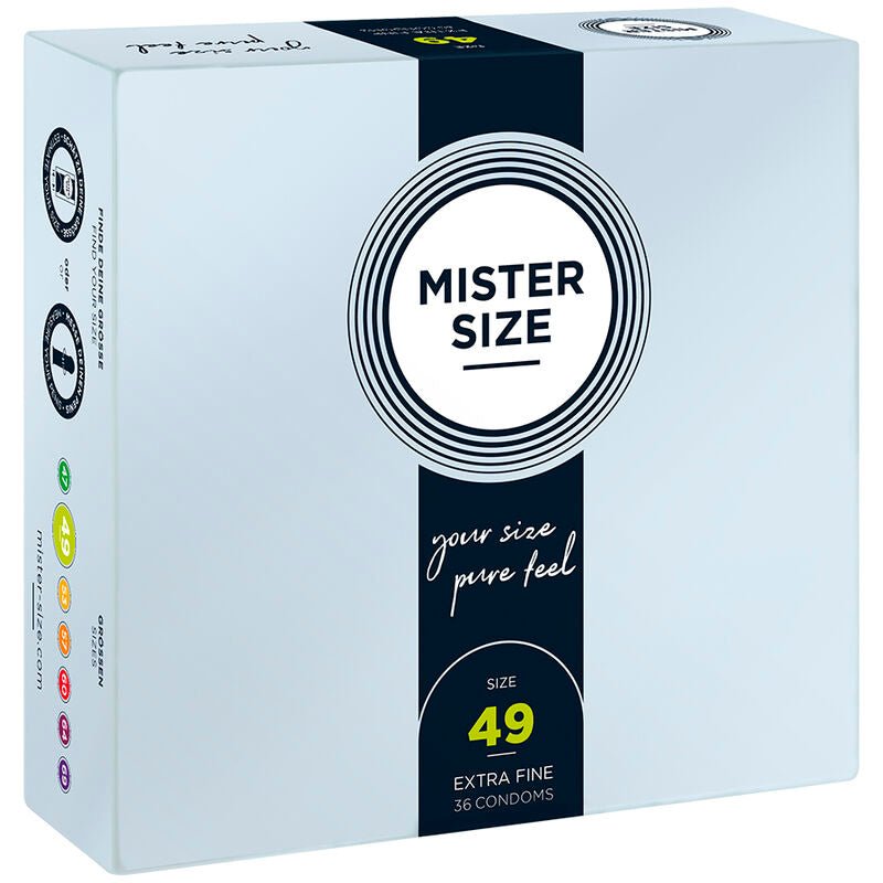 MISTER SIZE - CONDOM SIZE S 49 MM (36 UNITS) - Toys "n" Us