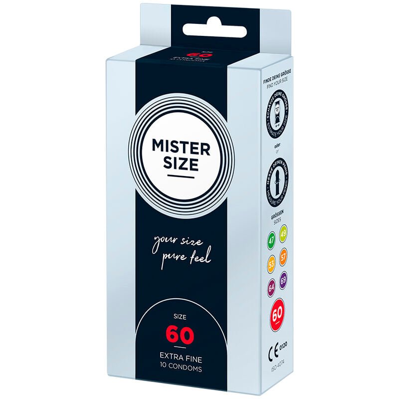 MISTER SIZE - CONDOM SIZE XL 60 MM (10 UNITS) - Toys "n" Us