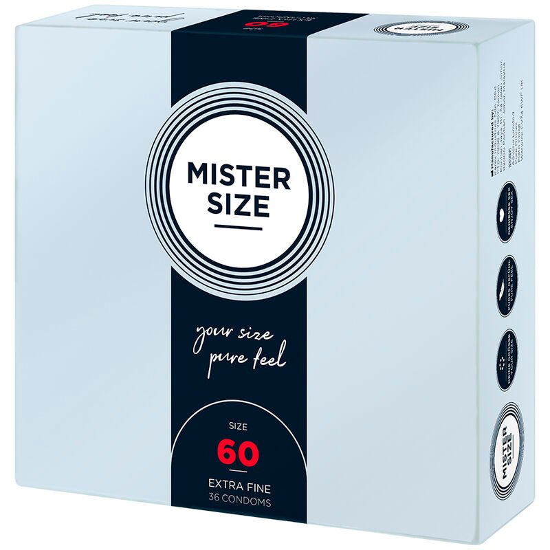 MISTER SIZE - CONDOM SIZE XL 60 MM (36 UNITS) - Toys "n" Us