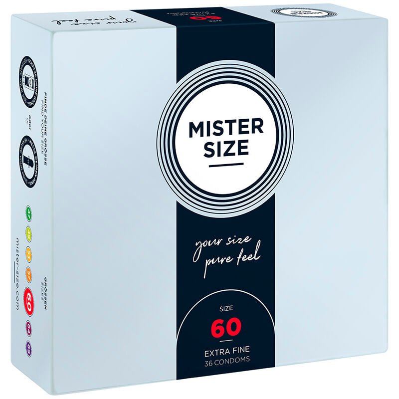 MISTER SIZE - CONDOM SIZE XL 60 MM (36 UNITS) - Toys "n" Us