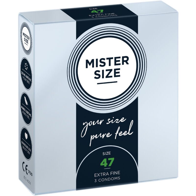 MISTER SIZE - CONDOMS SIZE XS 47 MM (3 UNITS) - Toys "n" Us