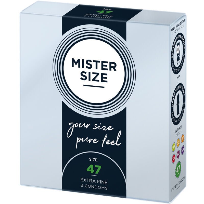 MISTER SIZE - CONDOMS SIZE XS 47 MM (3 UNITS) - Toys "n" Us
