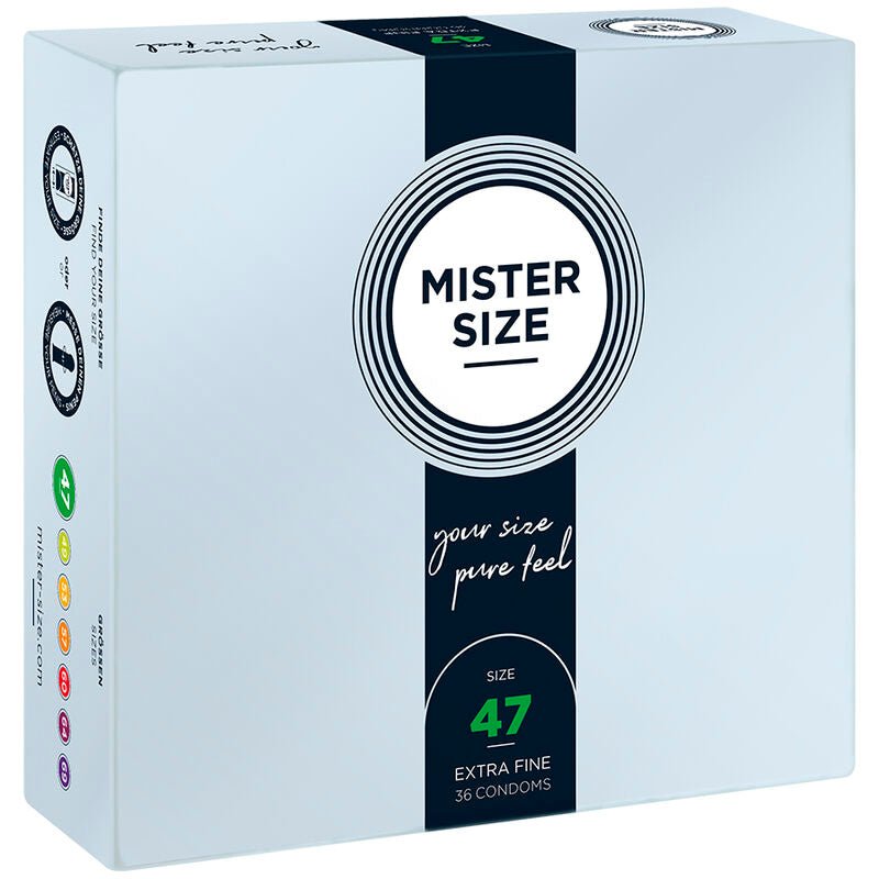 MISTER SIZE - CONDOMS SIZE XS 47 MM (36 UNITS) - Toys "n" Us