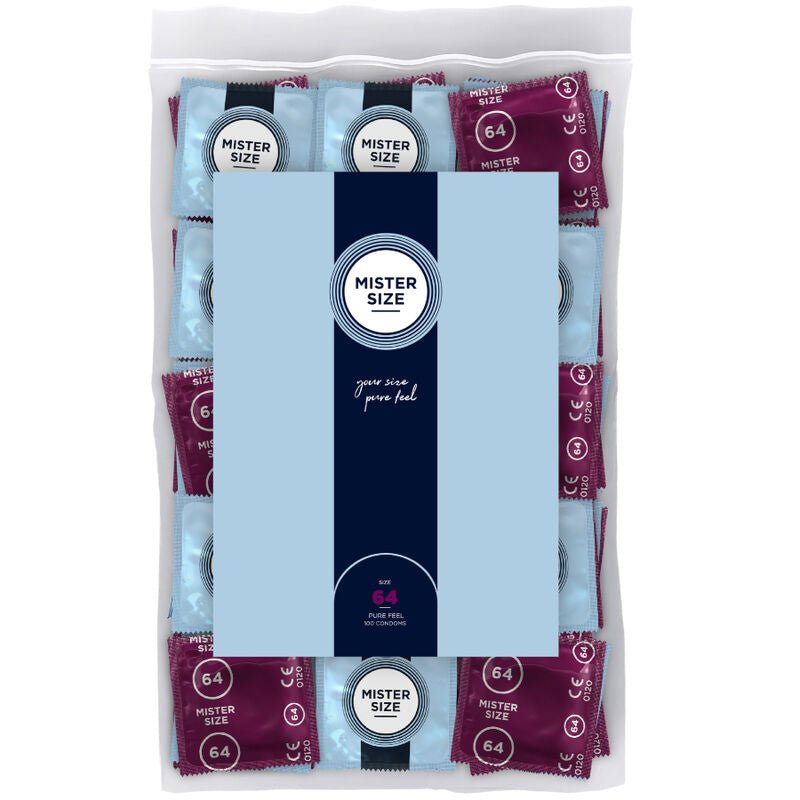 MISTER SIZE - CONDOMS SIZE XXL 64 MM (100 UNITS) - Toys "n" Us