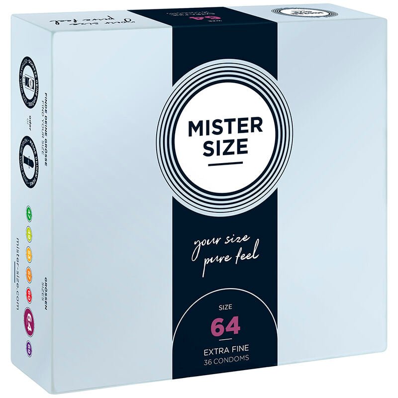 MISTER SIZE - CONDOMS SIZE XXL 64 MM (36 UNITS) - Toys "n" Us