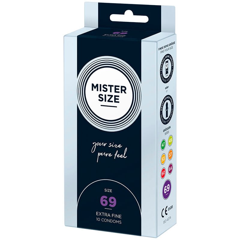 MISTER SIZE - CONDOMS SIZE XXXL 69 MM (10 UNITS) - Toys "n" Us