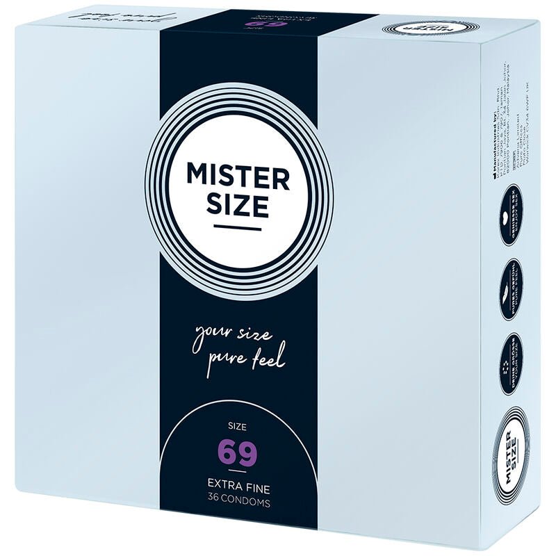 MISTER SIZE - CONDOMS SIZE XXXL 69 MM (36 UNITS) - Toys "n" Us