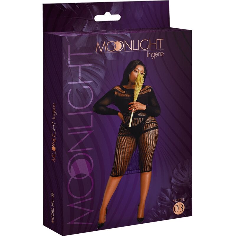 MOONLIGHT - VESTIDO MODELO 3 PRETO PLUS SIZE - Toys "n" Us
