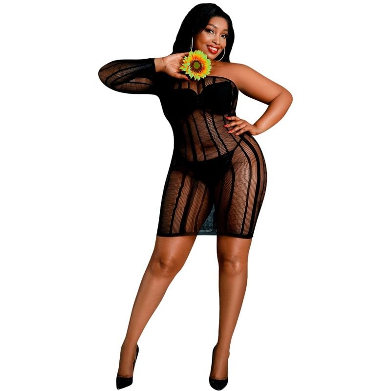 MOONLIGHT - VESTIDO MODELO 5 PRETO PLUS SIZE - Toys "n" Us