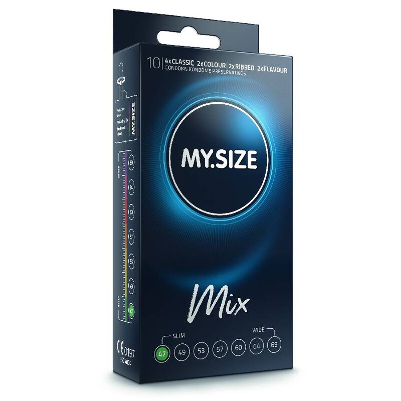 MY SIZE - MIX CONDOMS 47 MM 10 UNITS - Toys "n" Us