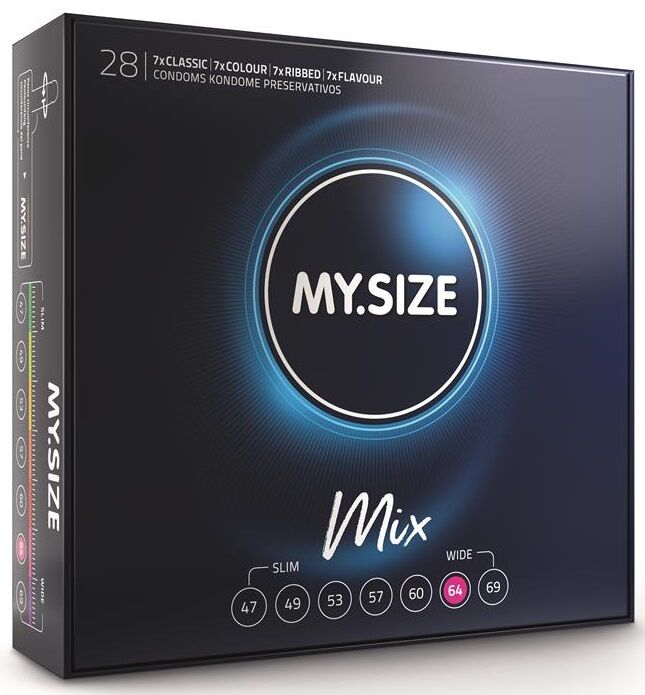 MY SIZE - MIX CONDOMS 64 MM 28 UNITS - Toys "n" Us
