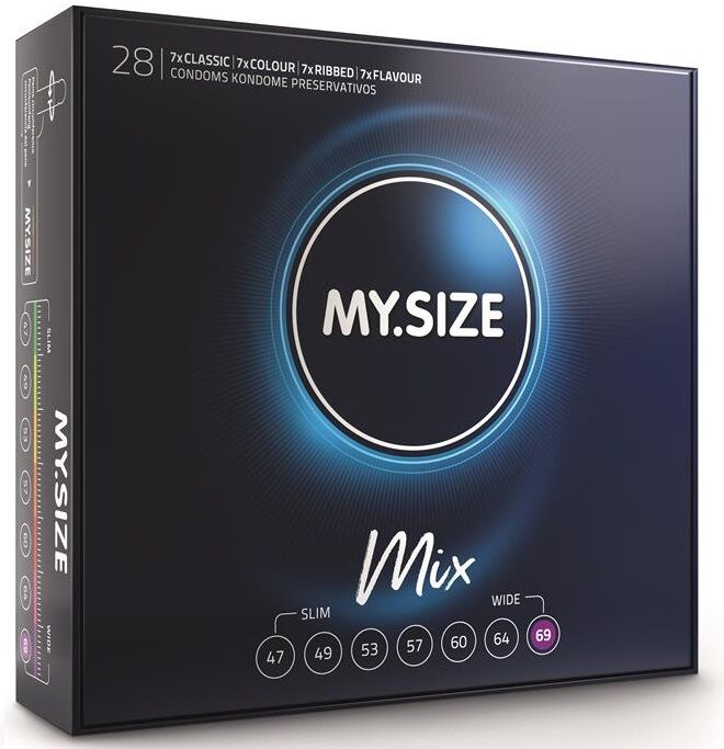 MY SIZE - MIX CONDOMS 69 MM 28 UNITS - Toys "n" Us