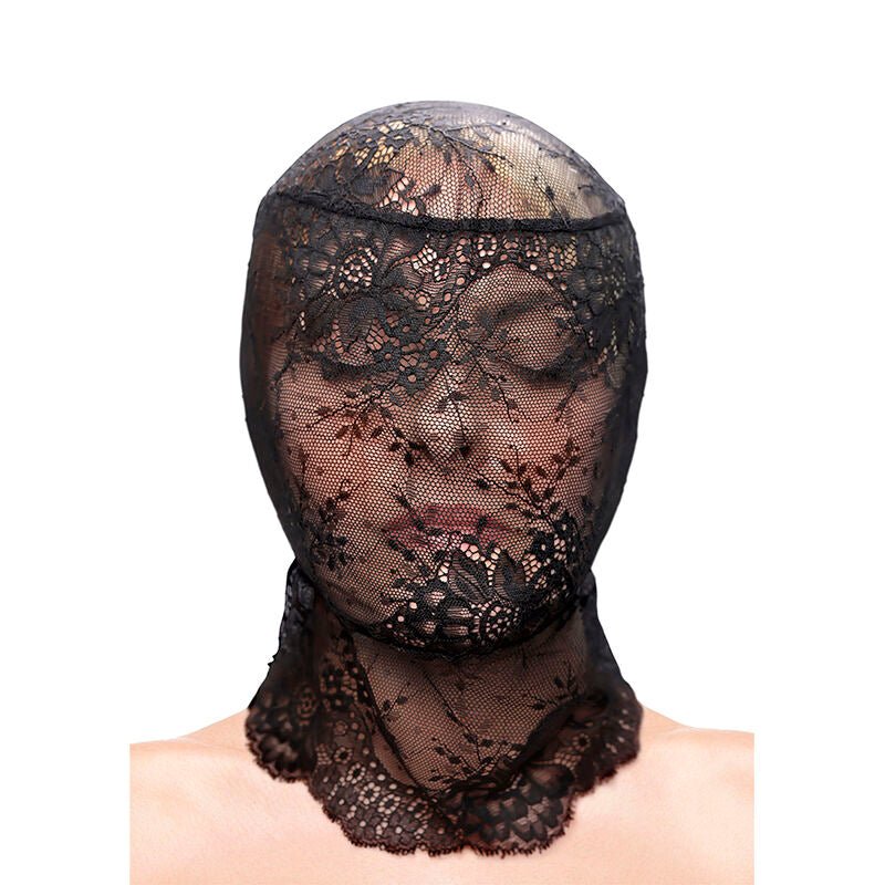 NS NOVELTIES - FETISH & FASHION LACE HOOD BLACK - Toys "n" Us