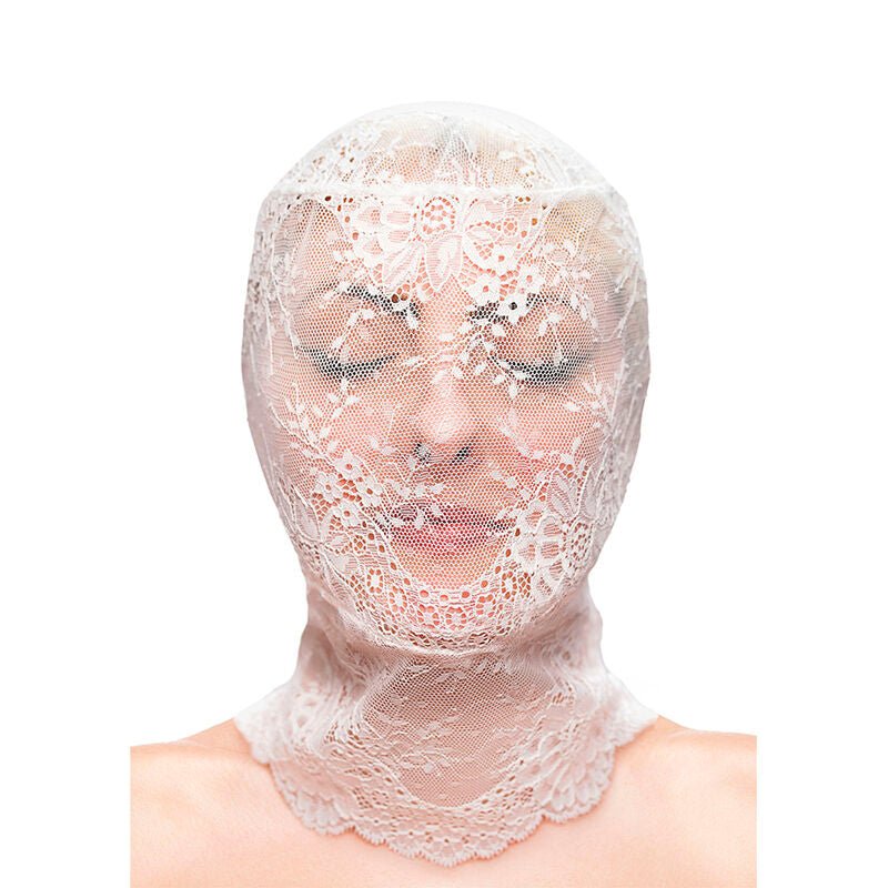NS NOVELTIES - FETISH & FASHION LACE HOOD WHITE - Toys "n" Us