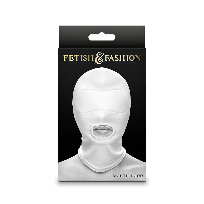 NS NOVELTIES - FETISH & FASHION MOUTH HOOD NYLON WHITE - Toys "n" Us