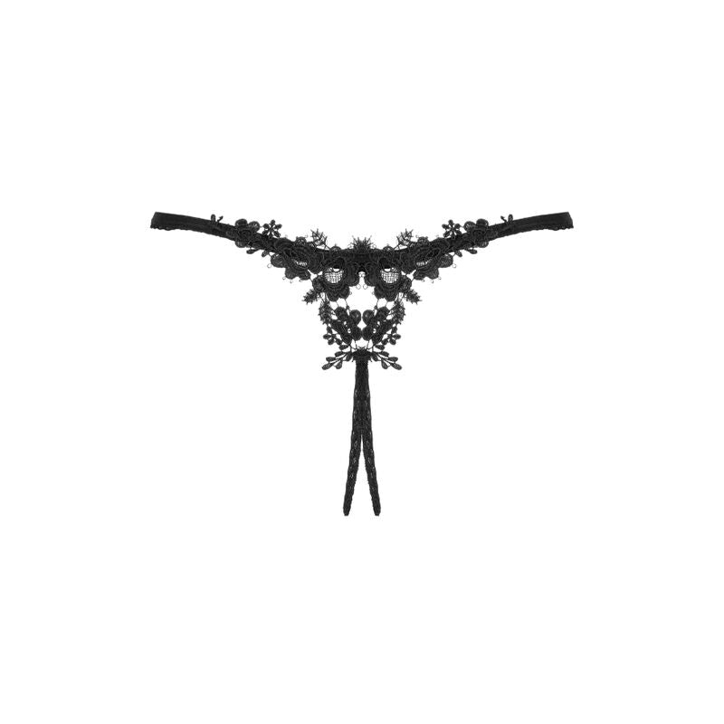 OBSESSIVE - CELIA NOIR TANGA SEM CROTCHLESS XL/XXL - Toys "n" Us