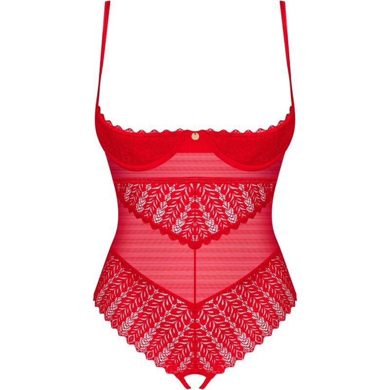 OBSESSIVE - INGRIDIA CROTCHLESS VERMELHO XS/S - Toys "n" Us