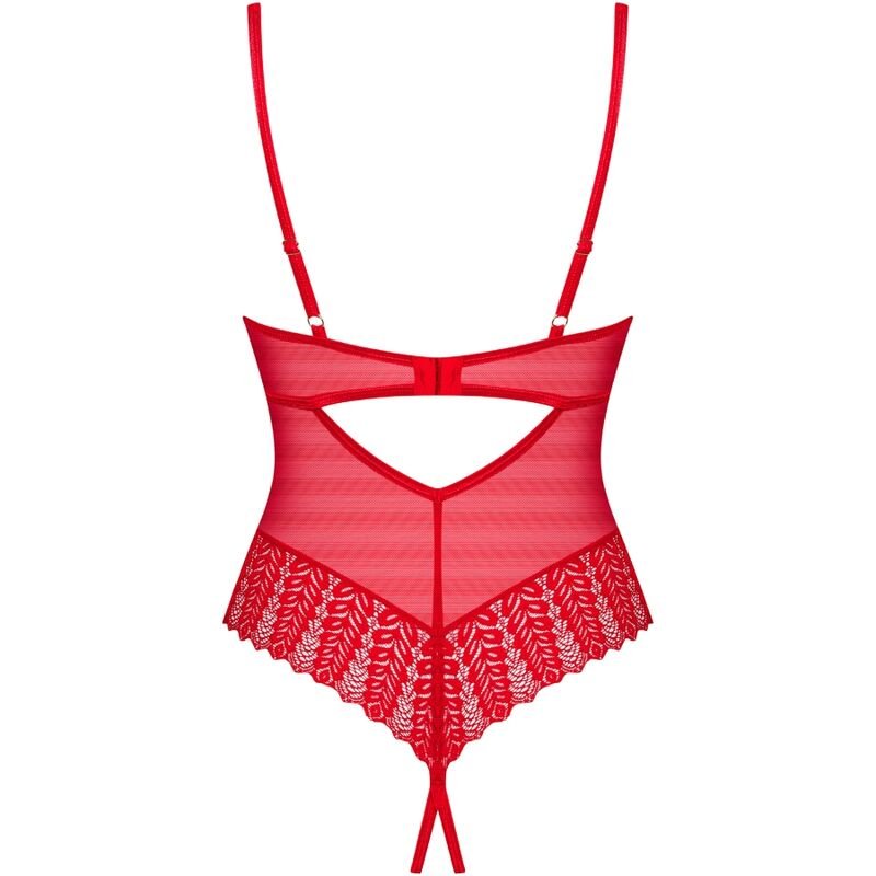 OBSESSIVE - INGRIDIA CROTCHLESS VERMELHO XS/S - Toys "n" Us