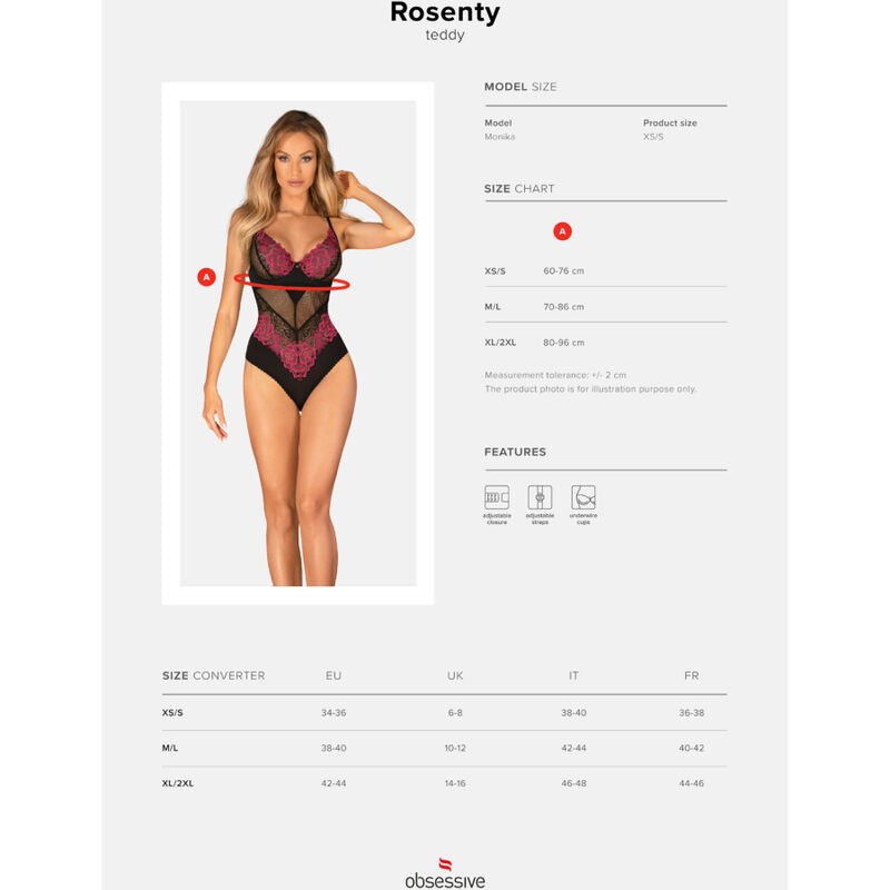 OBSESSIVE - ROSENTY TEDDY XS/S - Toys "n" Us