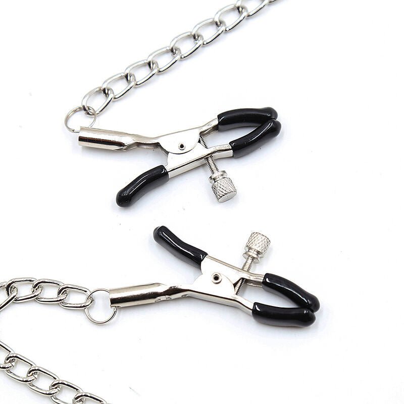 OHMAMA FETISH BLACK BALL GAG WITH NIPPLE CLAMPS - Toys "n" Us