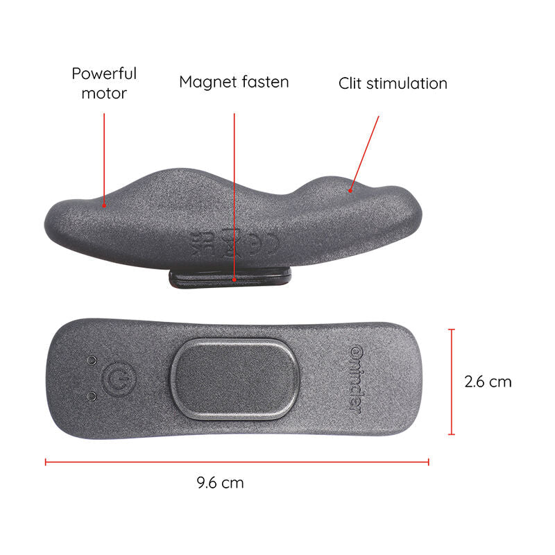 ONINDER - MANILA PANTY RECHARGEABLE VIBRATOR 9 SPEED 9.6 CM X 2.6 CM - FREE APP - Toys "n" Us