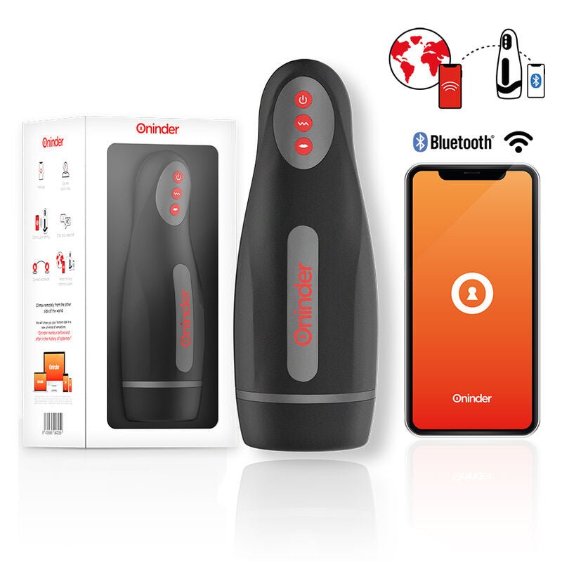 ONINDER - SEUL MASTURBADOR MASCULINO RECARREGÁVEL 10 VELOCIDADES - APLICATIVO GRATUITO - Toys "n" Us