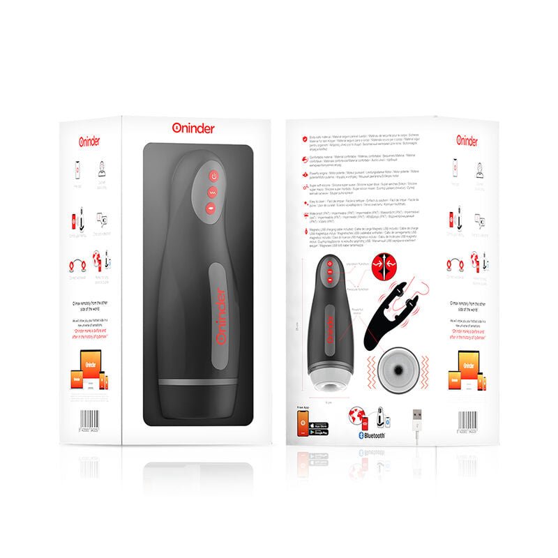 ONINDER - SEUL MASTURBADOR MASCULINO RECARREGÁVEL 10 VELOCIDADES - APLICATIVO GRATUITO - Toys "n" Us