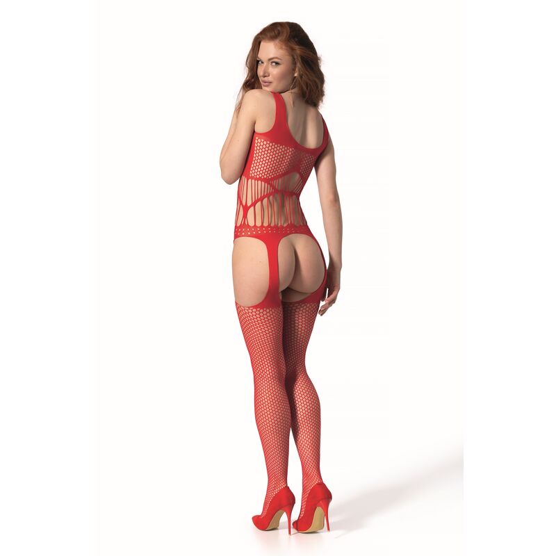 PASSION - BS 106 BODYSTOCKING RED ONE SIZE - Toys "n" Us