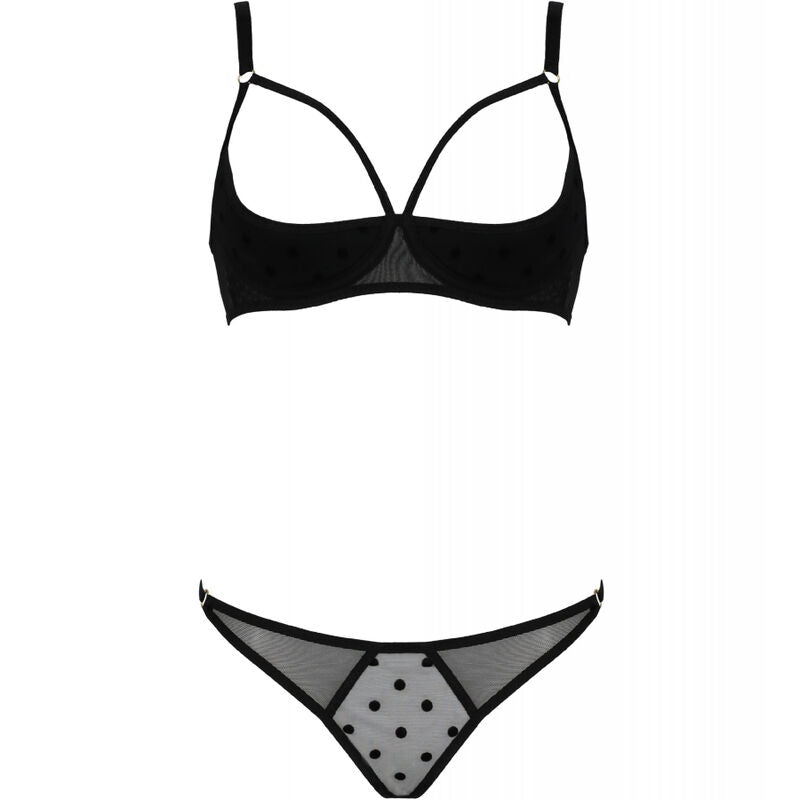 PASSION - MARINA CONJUNTO DUAS PEAS PRETO S/M - Toys "n" Us