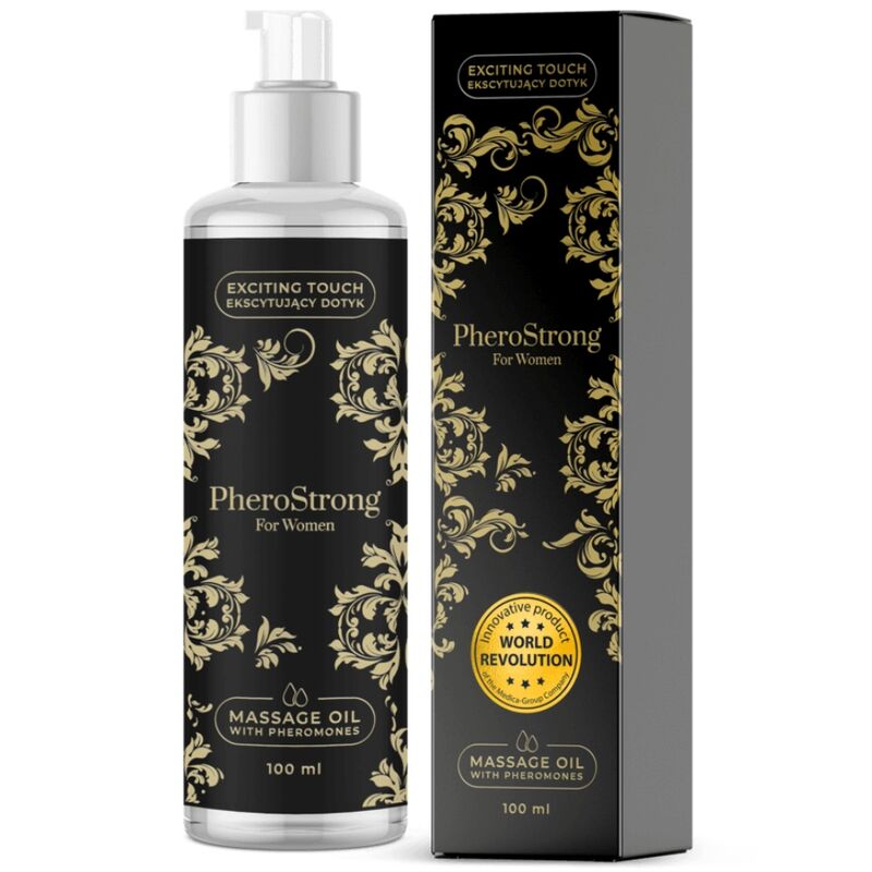 PHEROSTRONG - ÓLEO DE MASSAGEM PARA MULHERES 100 ML - Toys "n" Us