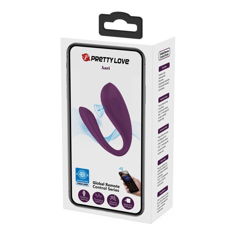 PRETTY LOVE - AARI PURPLE CLITORAL MASSAGER FREE APP - Toys "n" Us