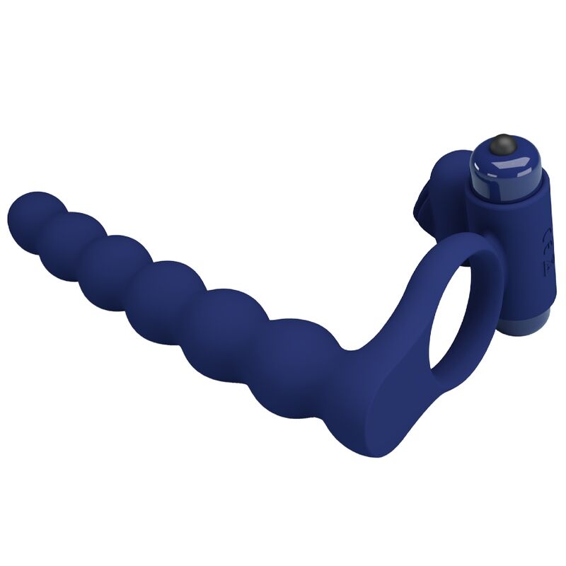 PRETTY LOVE - AJMAL VIBRATING RING WITH PLUG BLUE - Toys "n" Us