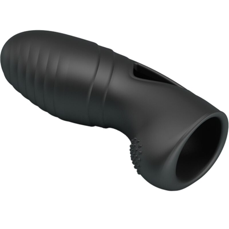 PRETTY LOVE - ALAN SILICONE FINGER VIBRATOR BLACK - Toys "n" Us