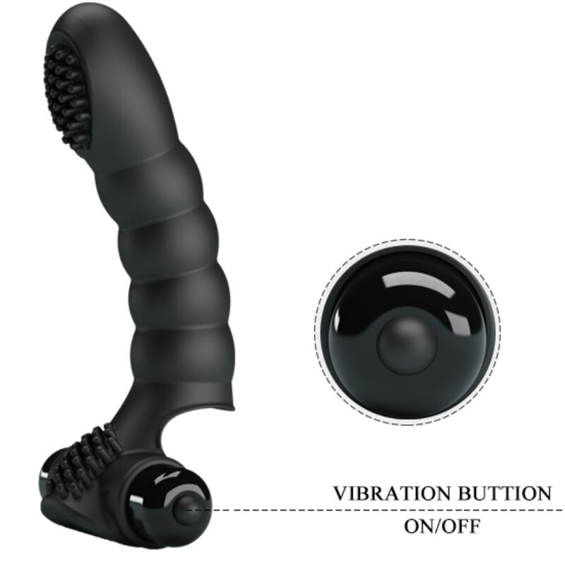 PRETTY LOVE - ALEXANDER FINGER VIBRATOR 10 VIBRATIONS BLACK - Toys "n" Us