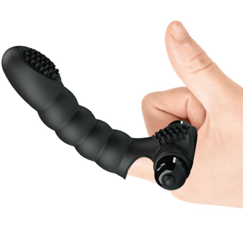 PRETTY LOVE - ALEXANDER FINGER VIBRATOR 10 VIBRATIONS BLACK - Toys "n" Us
