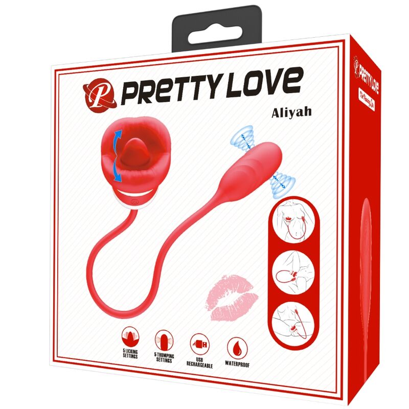 PRETTY LOVE - ALIYAH RED MOUTH MASTURBATOR - Toys "n" Us