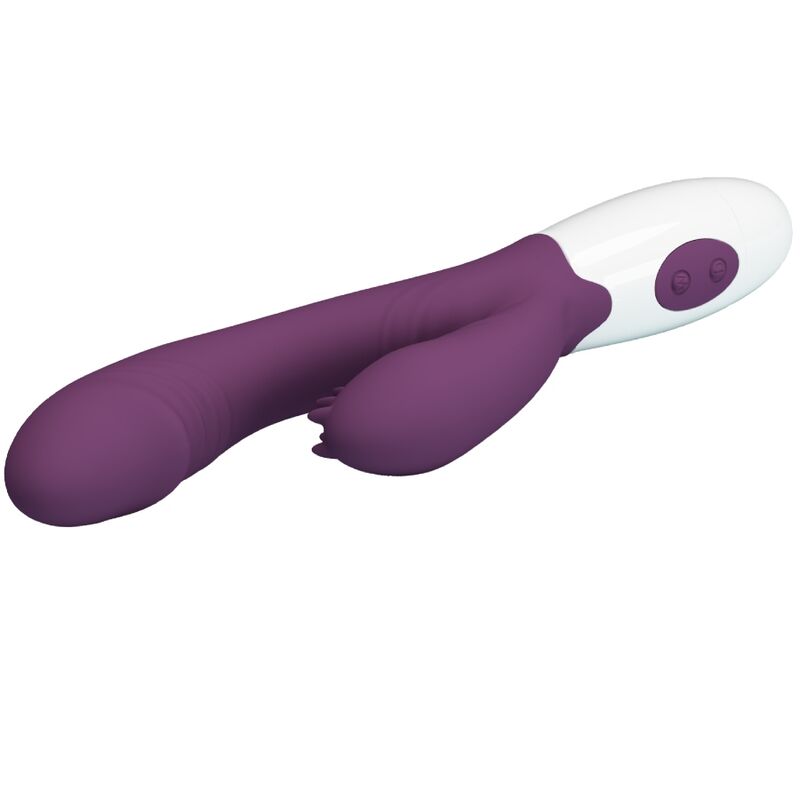 PRETTY LOVE - ANDRE RABBIT VIBRATOR & G - POINT STIMULATOR PURPLE - Toys "n" Us