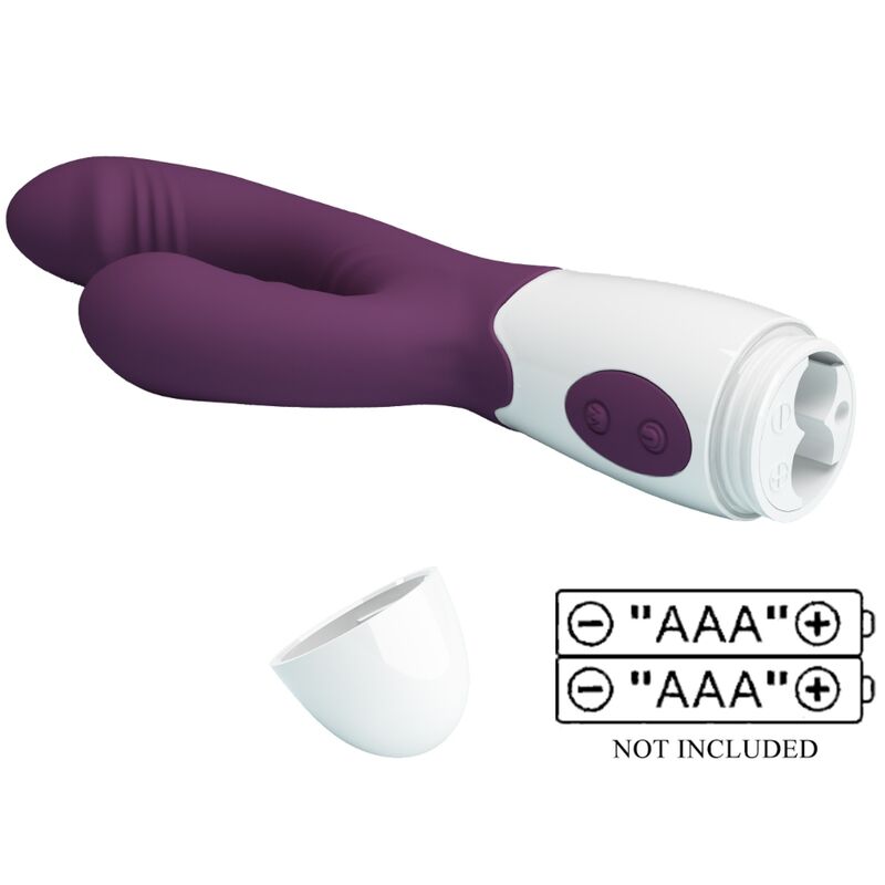 PRETTY LOVE - ANDRE RABBIT VIBRATOR & G - POINT STIMULATOR PURPLE - Toys "n" Us