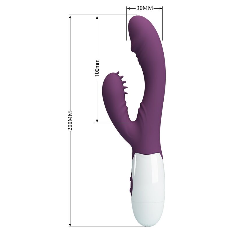 PRETTY LOVE - ANDRE VIBRADOR COELHO E ESTIMULADOR DE PONTO G ROXO - Toys "n" Us