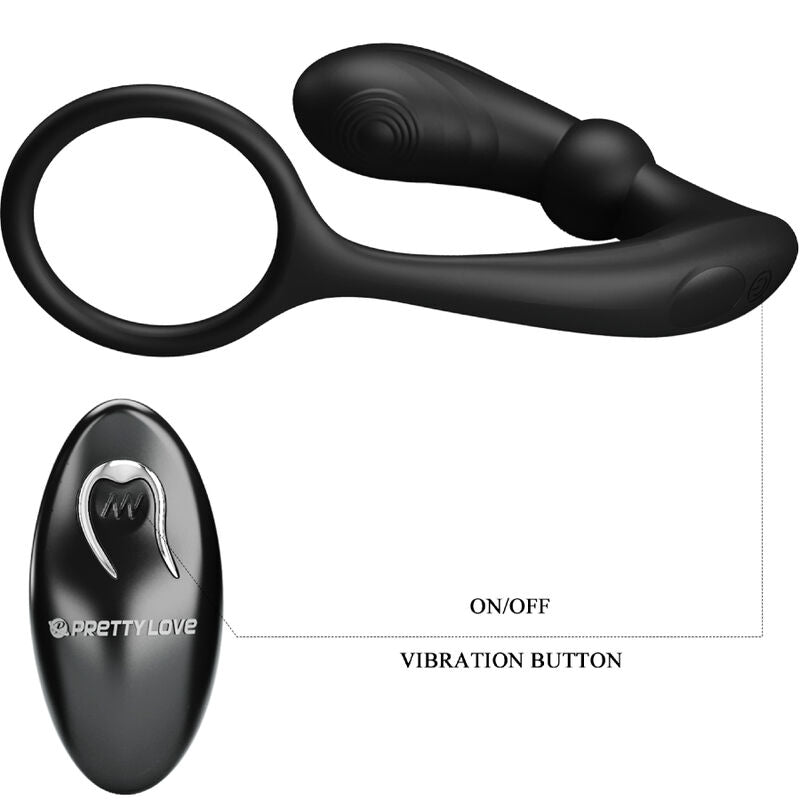 PRETTY LOVE - ANEL ANAL E VIBRADOR WARREN BLACK - Toys "n" Us