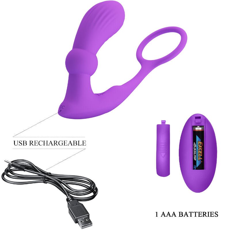 PRETTY LOVE - ANEL ANAL E VIBRADOR WARREN VIOLET - Toys "n" Us