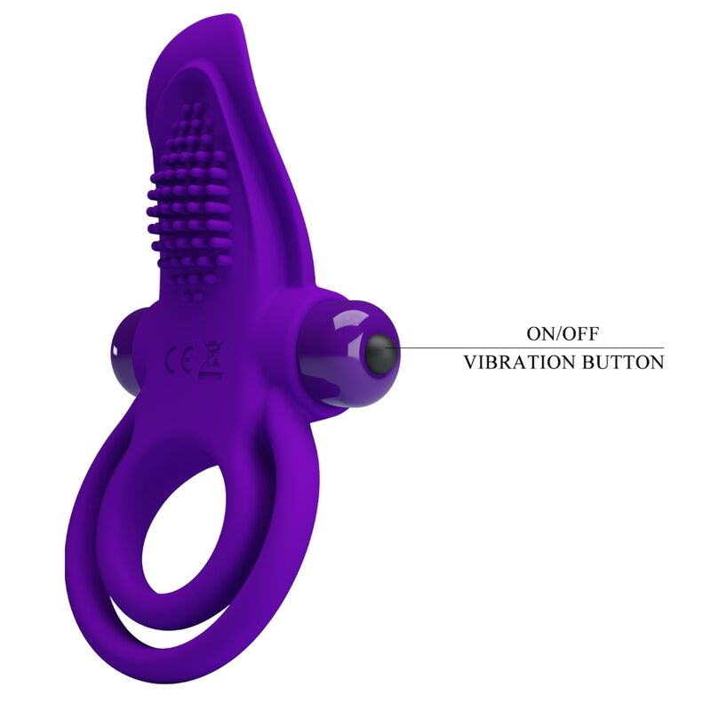 PRETTY LOVE - ANEL PARA PÉNIS VIBRANTE ROXO - Toys "n" Us