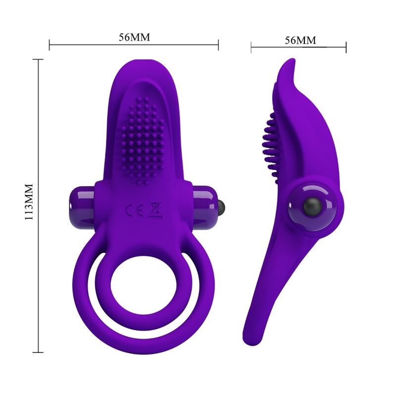PRETTY LOVE - ANEL PARA PÉNIS VIBRANTE ROXO - Toys "n" Us
